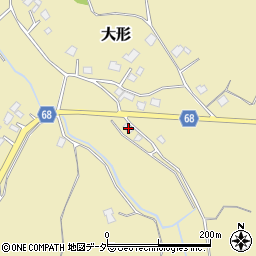 茨城県稲敷郡阿見町大形1465周辺の地図
