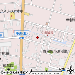 埼玉県春日部市小渕550周辺の地図