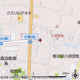 埼玉県春日部市小渕548周辺の地図