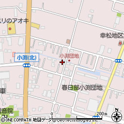 埼玉県春日部市小渕554周辺の地図