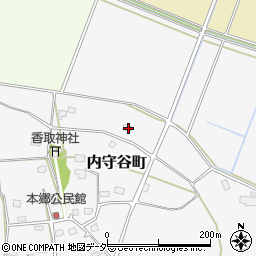 茨城県常総市内守谷町3473周辺の地図