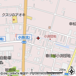 埼玉県春日部市小渕549-1周辺の地図