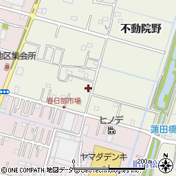 埼玉県春日部市不動院野2856周辺の地図