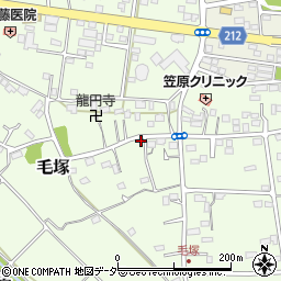 埼玉県東松山市毛塚880-17周辺の地図