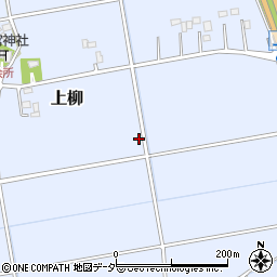 埼玉県春日部市上柳周辺の地図