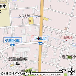 埼玉県春日部市小渕1587周辺の地図