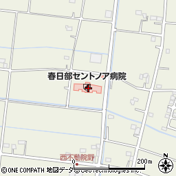 埼玉県春日部市不動院野1112周辺の地図