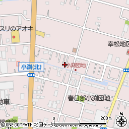 埼玉県春日部市小渕577-10周辺の地図