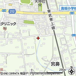 埼玉県東松山市毛塚1000周辺の地図