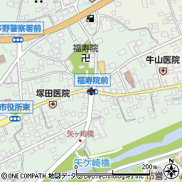 福寿院前周辺の地図