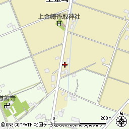 埼玉県春日部市上金崎447周辺の地図