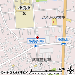 埼玉県春日部市小渕1075周辺の地図