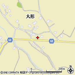 茨城県稲敷郡阿見町大形1477周辺の地図