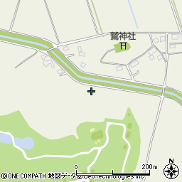 茨城県稲敷市鳩崎周辺の地図