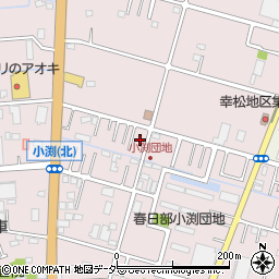 埼玉県春日部市小渕576周辺の地図