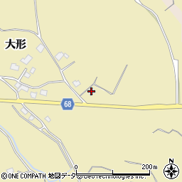 茨城県稲敷郡阿見町大形1491周辺の地図
