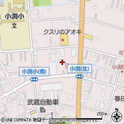 埼玉県春日部市小渕1593周辺の地図