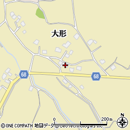 茨城県稲敷郡阿見町大形1476周辺の地図