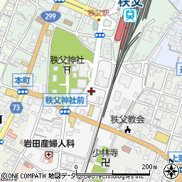 埼玉県秩父市番場町周辺の地図