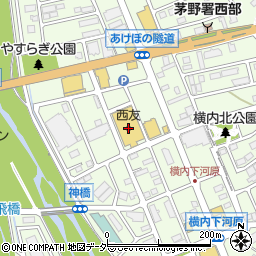 八十二銀行西友茅野横内店 ＡＴＭ周辺の地図