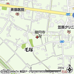 毛塚子供広場周辺の地図