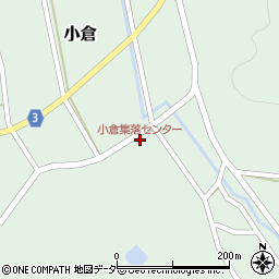 小倉集落センター周辺の地図