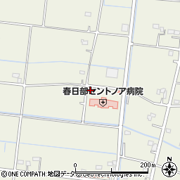 埼玉県春日部市不動院野1115周辺の地図
