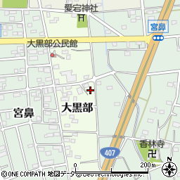 埼玉県東松山市大黒部45周辺の地図