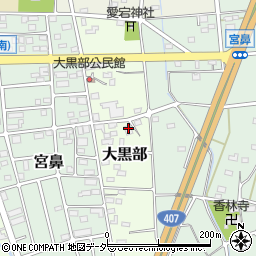 埼玉県東松山市大黒部40-2周辺の地図