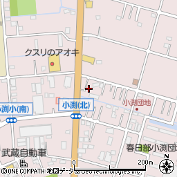 埼玉県春日部市小渕583周辺の地図