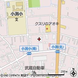 埼玉県春日部市小渕1034-1周辺の地図