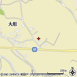 茨城県稲敷郡阿見町大形1499周辺の地図