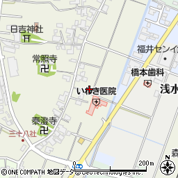 福井県福井市三十八社町8-16周辺の地図