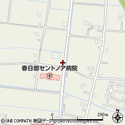 埼玉県春日部市不動院野1170周辺の地図