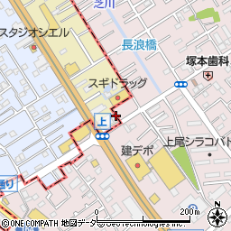 埼玉県桶川市末広1丁目5周辺の地図