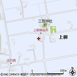 埼玉県春日部市上柳600周辺の地図