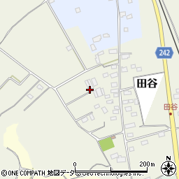 茨城県鹿嶋市田谷周辺の地図