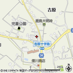 茨城県稲敷郡阿見町吉原580周辺の地図