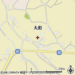 茨城県稲敷郡阿見町大形1550周辺の地図