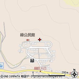 長野県茅野市玉川緑周辺の地図