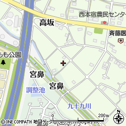 埼玉県東松山市毛塚49周辺の地図