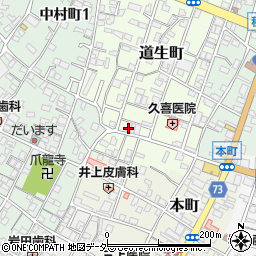 産経新聞　秩父専売所周辺の地図
