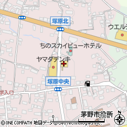 松本日産茅野店周辺の地図