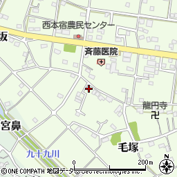 埼玉県東松山市毛塚9周辺の地図
