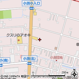 埼玉県春日部市小渕589周辺の地図