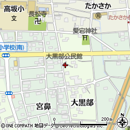 埼玉県東松山市大黒部22周辺の地図