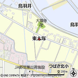 埼玉県比企郡川島町東大塚周辺の地図