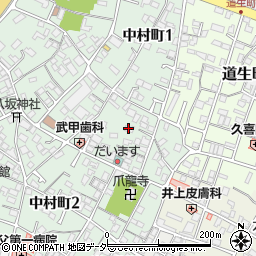 うどん 大澤周辺の地図