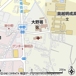 福井県　奥越土木事務所建築課周辺の地図