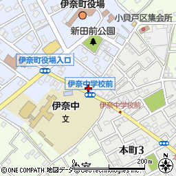 安楽亭 伊奈店周辺の地図